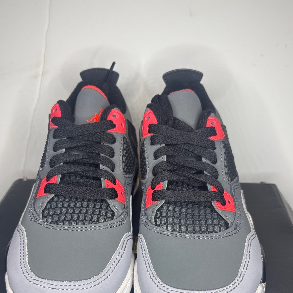 Jordan Kids Black and Red Sneakers